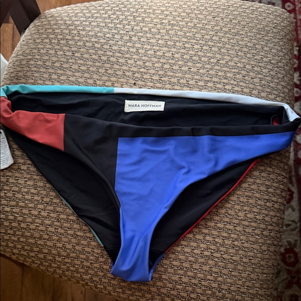 Mara Hoffman Men's Multicolor color block Swim Briefs bottom size Large